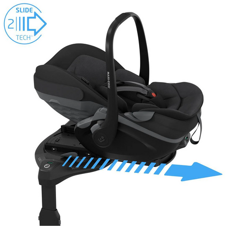 Venicci Upline 3 Travel System with Maxi Cosi Pebble Slide Pro Car Seat & Isofix Base - Onyx 5