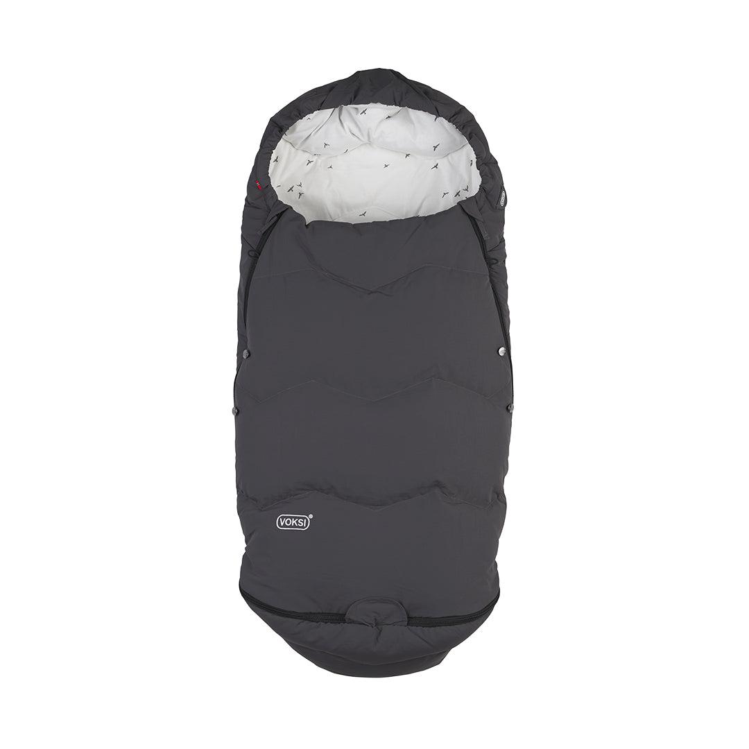 Voksi Explorer All Seasons Universal Pushchair Footmuff - Grey Flying