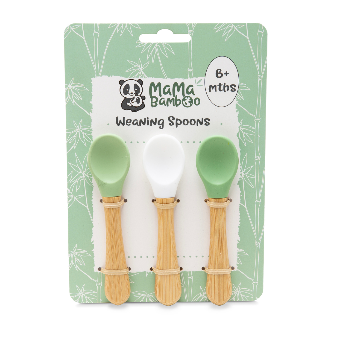 Mama Bamboo Weaning Spoons - 3 Pack