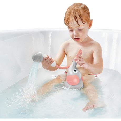 Yookidoo Elephant Water Pump Baby Bath Shower - Pink