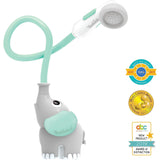 Yookidoo Elephant Water Pump Baby Bath Shower - Turquoise