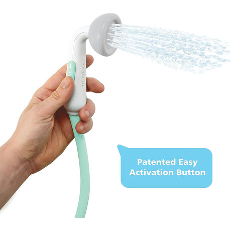 Yookidoo Elephant Water Pump Baby Bath Shower - Turquoise