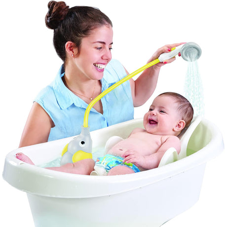 Yookidoo Elephant Water Pump Baby Bath Shower - Yellow