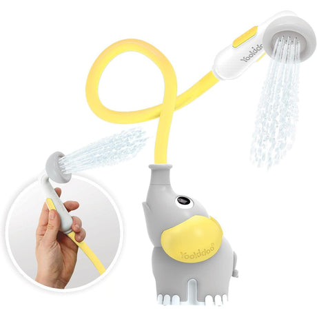 Yookidoo Elephant Water Pump Baby Bath Shower - Yellow
