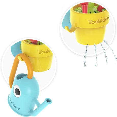 Yookidoo Peek-A-Bee Tub Pop Up Flower & Watering Can Bath Toy