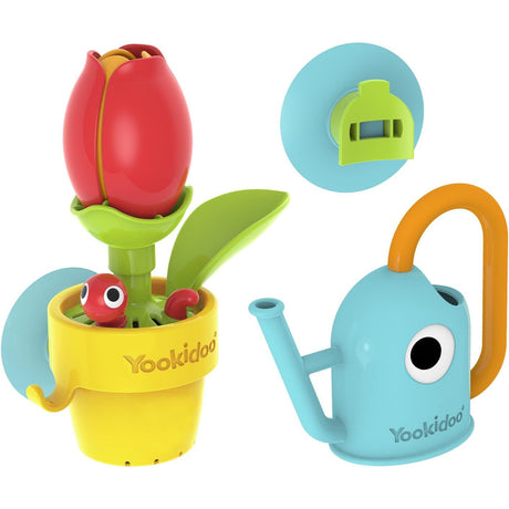 Yookidoo Peek-A-Bee Tub Pop Up Flower & Watering Can Bath Toy