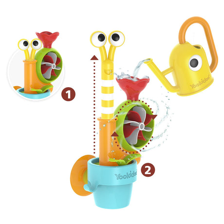 Yookidoo Pop-Up Water Snail & Watering Can Bath Toy
