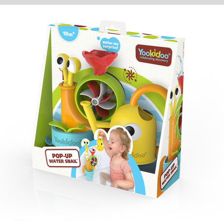 Yookidoo Pop-Up Water Snail & Watering Can Bath Toy