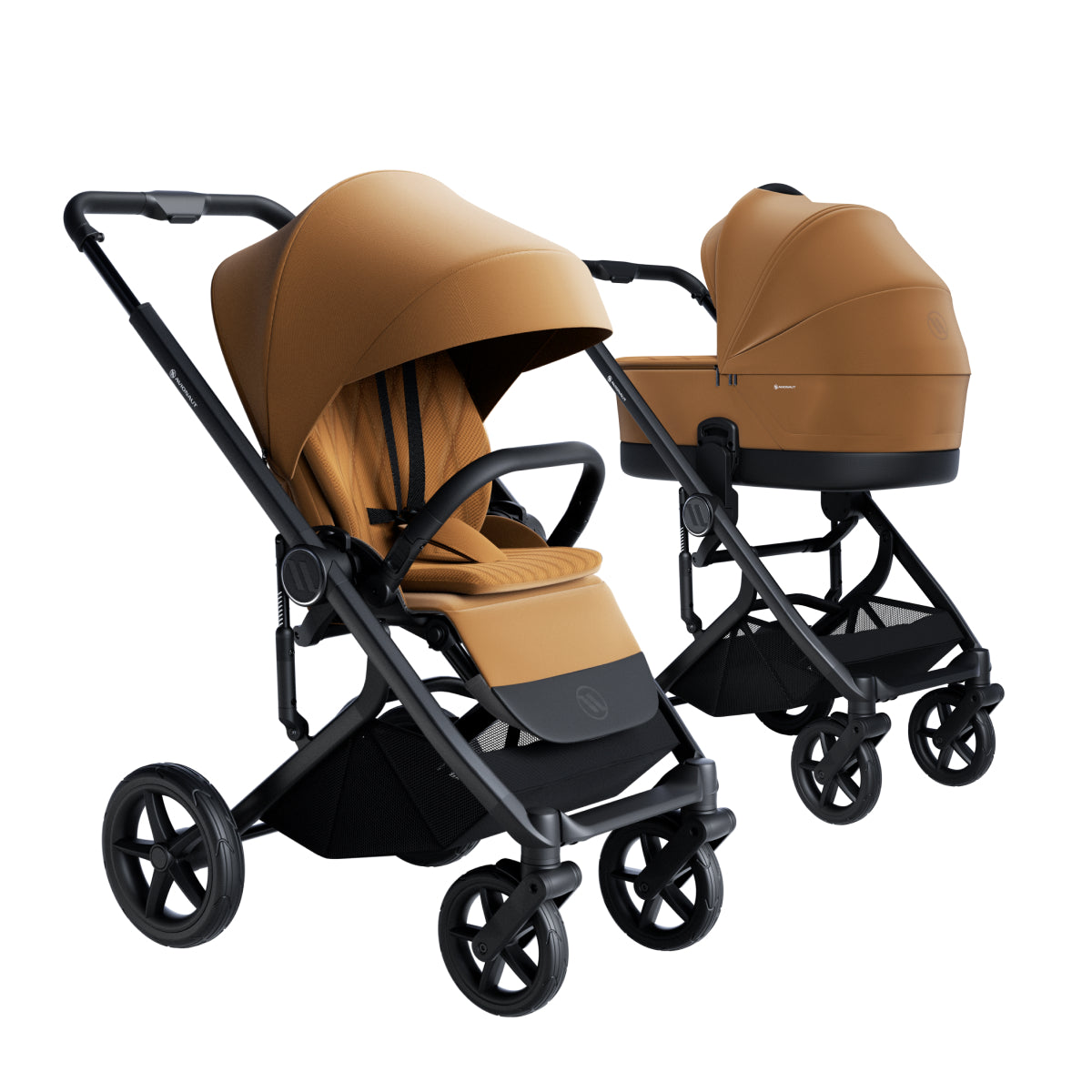Avionaut Sirius 2 Pushchair and Carrycot Bundle - Caramel