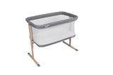 Tutti Bambini ZiZee Rocking Crib - Oak & Charcoal